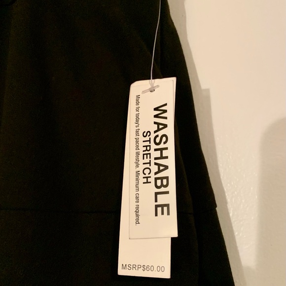 107 NWT LARRY LEVINE Tiered Black Skirt - Picture 2 of 4